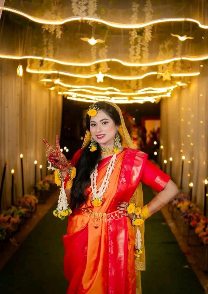 Wedding ceremony portrait